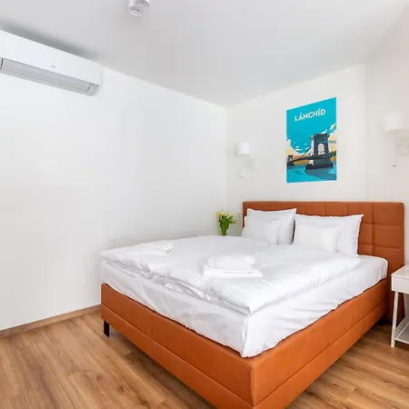 Downtown Residences Vh - Ac, Elevator, Terrace 아파트호텔 부다페스트