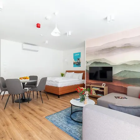 Downtown Residences Vh - Ac, Elevator, Terrace 아파트호텔 부다페스트
